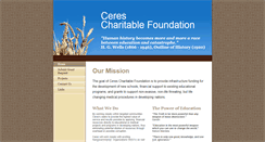 Desktop Screenshot of cerescf.org